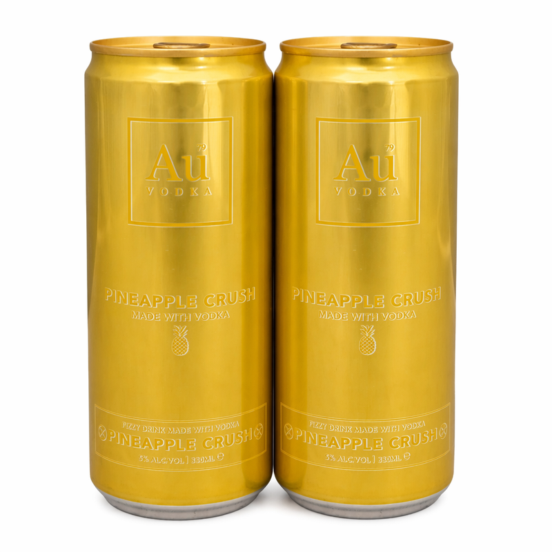 Pack of 2 - Au Vodka Pineapple Crush 330ml