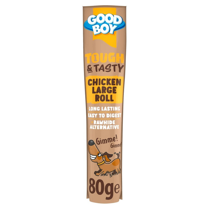 Tough & Tasty Chicken Large Roll 80g