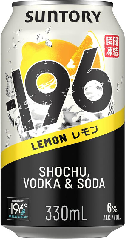 Suntory 196 Lemon Shochu & Vodka Ready to Drink Cocktail 330ml