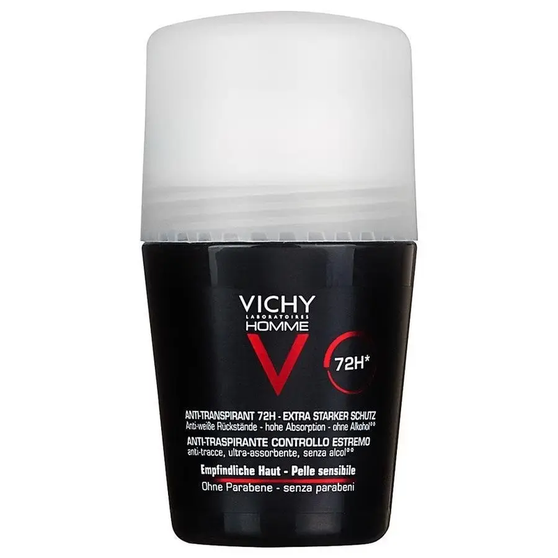 Vichy Homme déodorant bille peaux sensibles 50 ml