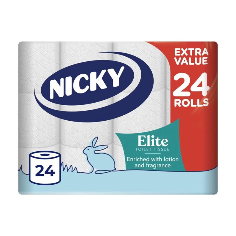 Elite Toilet Tissue 3 Ply 24 Rolls
