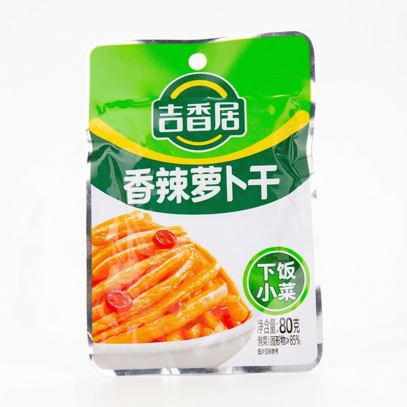 Ji Xiang Ju Spicy Radish Strip 80G