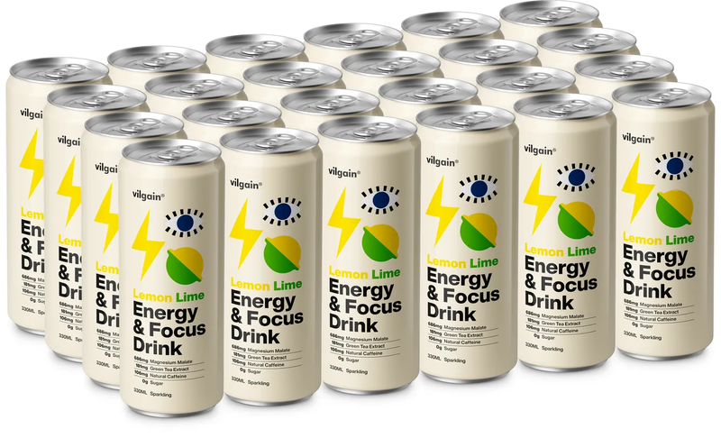 Energy Focus Drink Lemon and Lime - 24 x 330ml