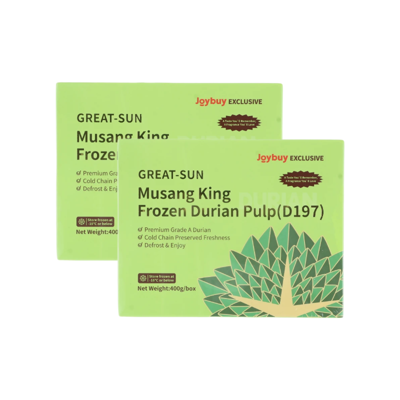GREAT-SUN Musang King Durianpulp 400 g * 2