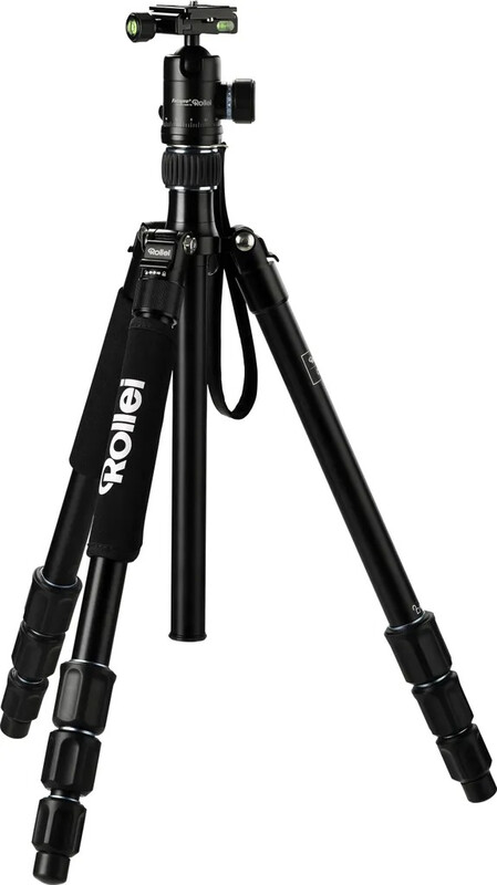Rollei C5i Aluminium Stativ 4-in-1 8kg Traglast 159cm Höhe ARCA-SWISS kompatibel