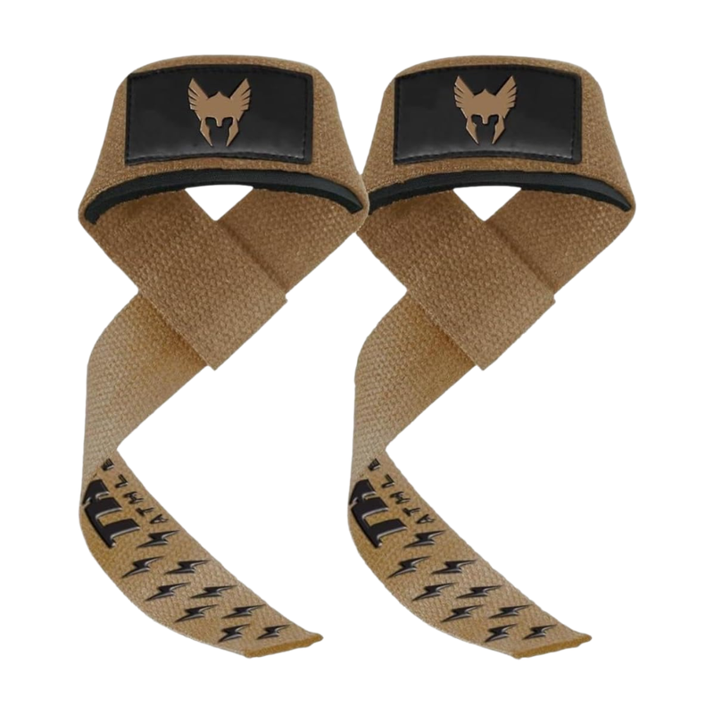 Thor Athletics Lifting Straps Extra Grip Camel
