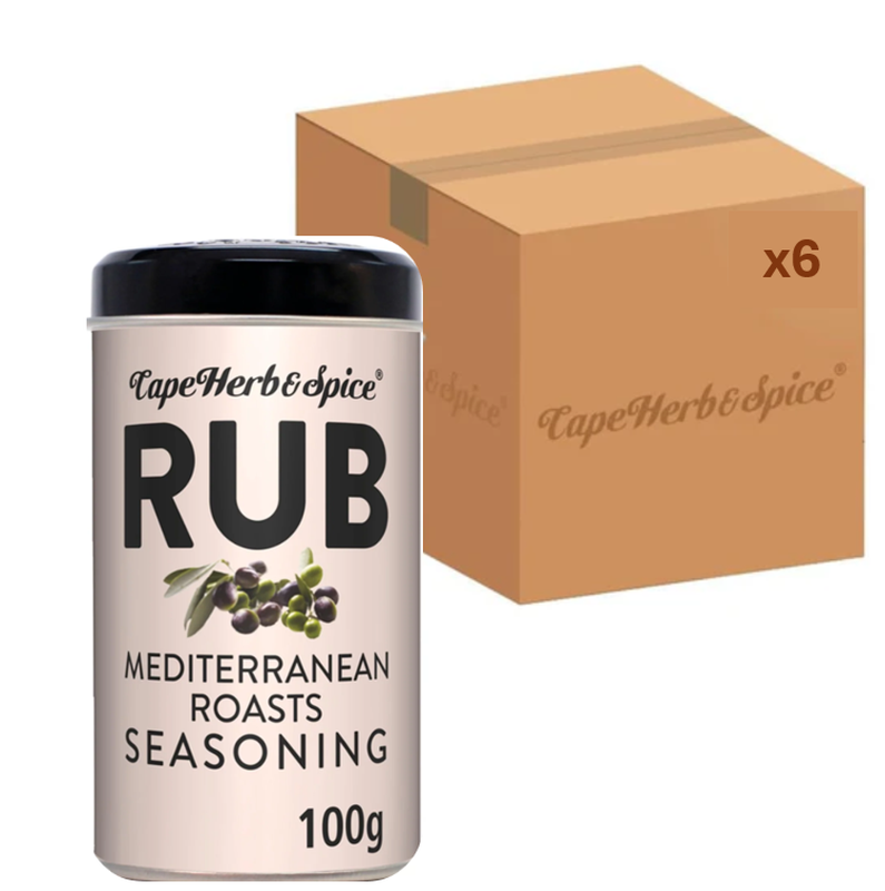 Cape Herb & Spice Mediterrane Roast Rub 100 g x 6