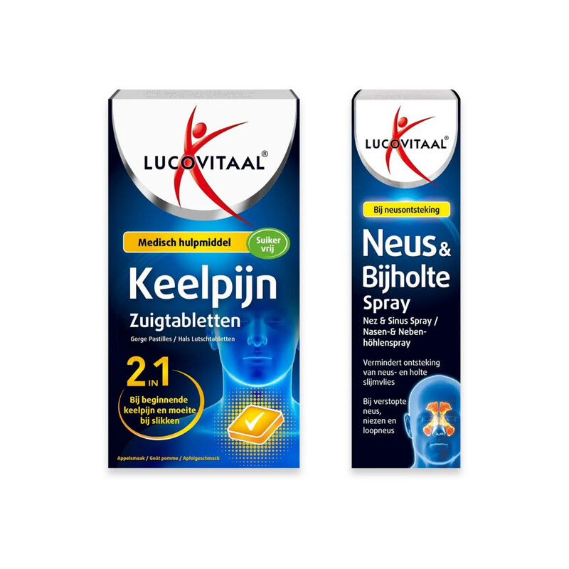 Lucovitaal Pack de Soin pour la Gorge et le Nez