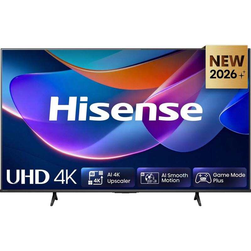 Hisense Schwarz 65A6s 65 Zoll 4K Uhd Qled Smart-Tv Dolby Vision Hdr Ai 4K Upscaler Vidaa