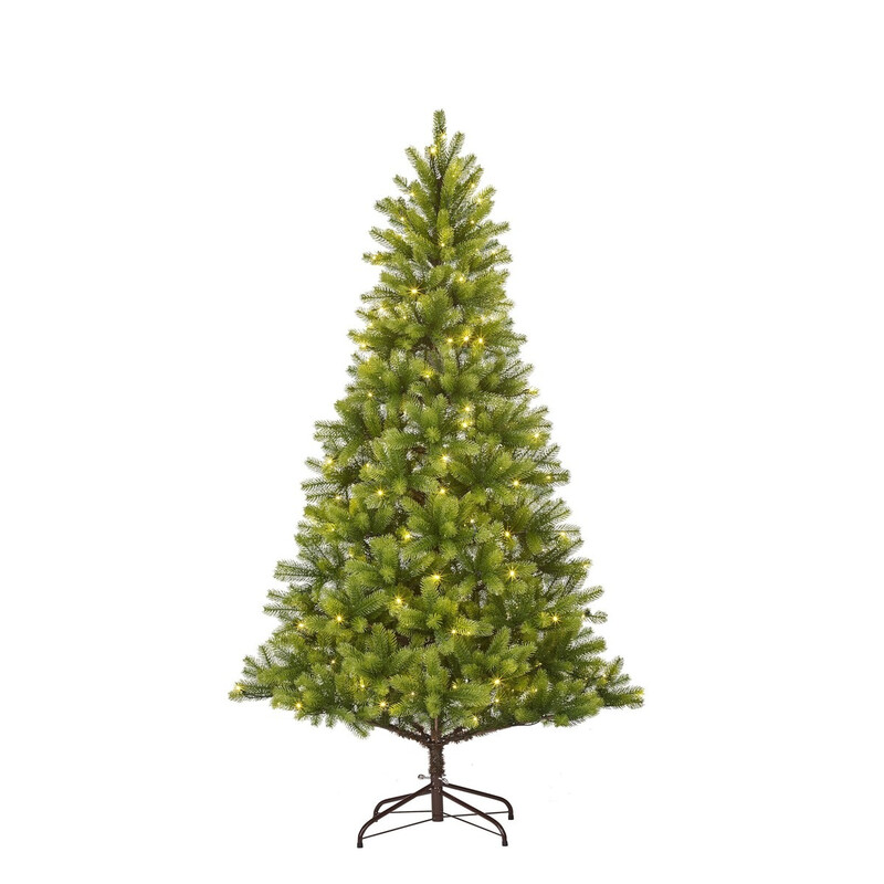 Black Box Trees Nagoya Sapin de Noël LED vert 200 lumières 1448 pointes - h210xd115 cm