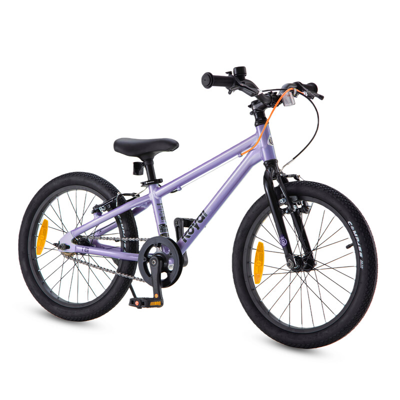 RoyalBaby + Kids Fahrrad + Aluminium Freestyle PRO + 18 Zoll Lila, Nettogewicht 6,9 kg