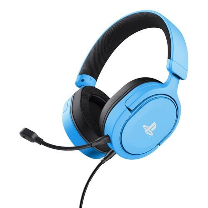 Trust GXT 498B Forta - Gaming Headset - Bedraad - Officieel Gelicentieerd voor PS5 - 50 mm drivers - Over-ear - Blauw
