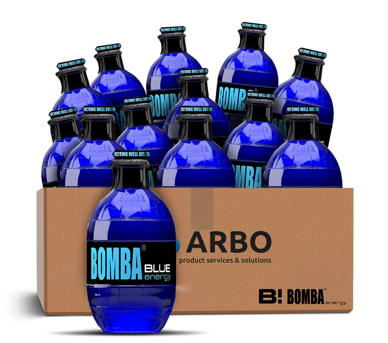 Bomba Energy Blue Energy Drink (12 x 250 ml)