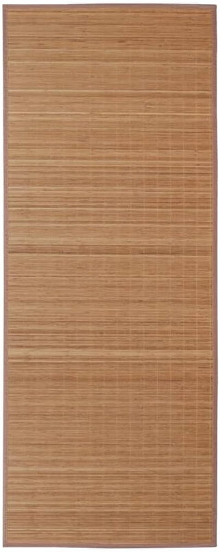 VidaXL Bamboe Rechthoekig Tapijt - 120 x 180 cm, Bruin