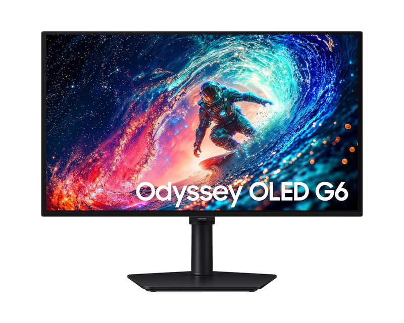 Samsung Odyssey OLED G6 G61SH 27 inch QHD Gaming Monitor – QD-OLED, 240 Hz, 0,03 ms GtG, HDR10+ Gaming, Zwart