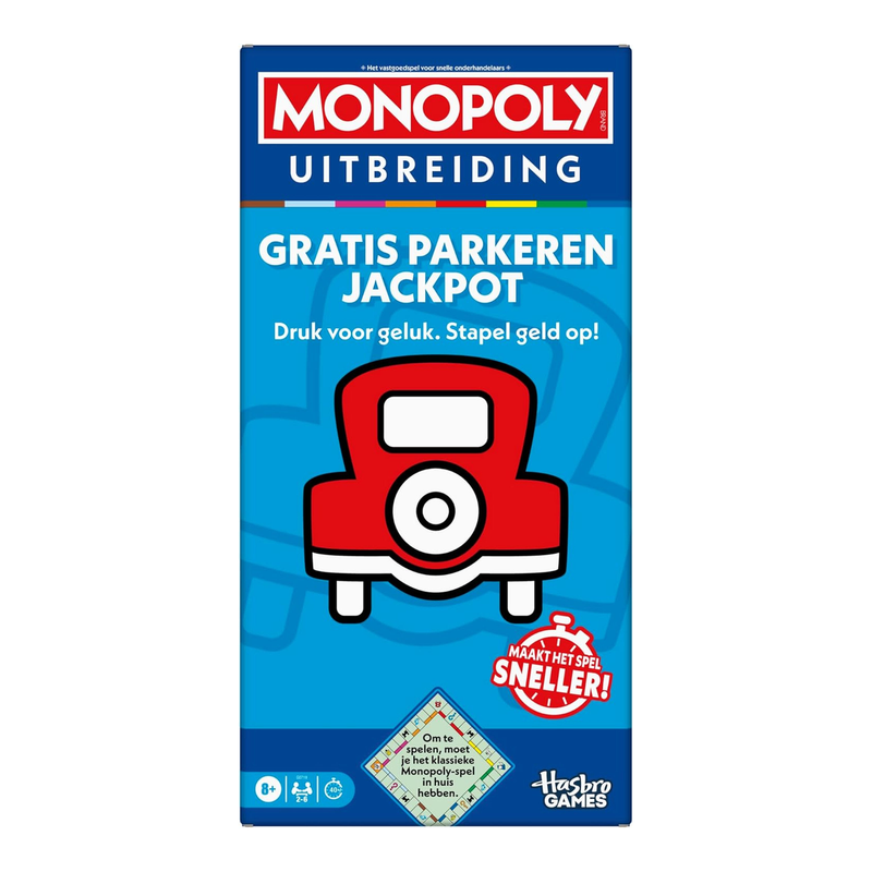 Hasbro Monopoly gratis parkeren uitbreiding - 2-6 spelers, 40 minuten