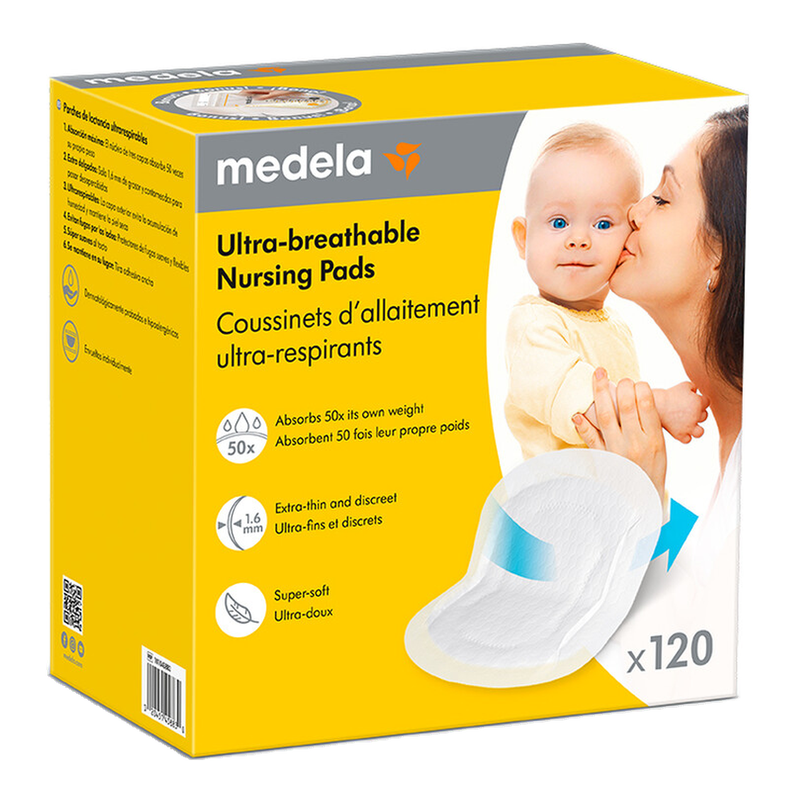 Medela Ultra-Breathable Nursing Pads 120 Pack
