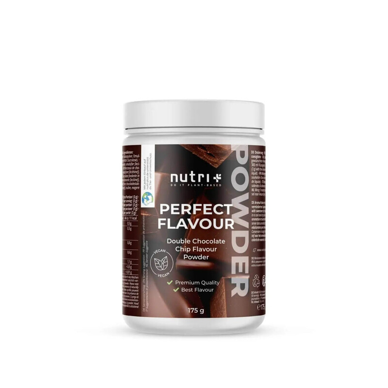 Nutri+ Perfektes Aromapulver 175 g Doppelschokoladenstückchen