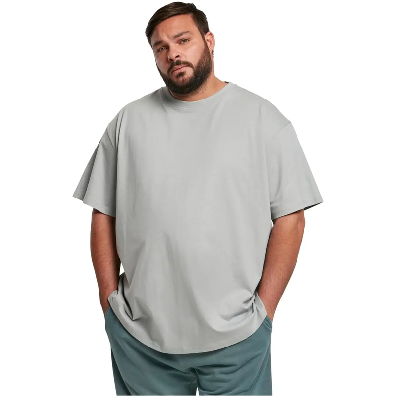 Urban Classics zomerseizoen heavywight losse T-shirt blauw 4XL extra groot