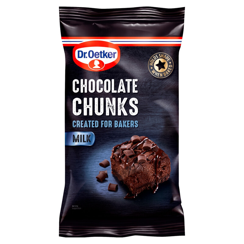 Dr. Oetker Cream Milk Chocolate Chunks 100G