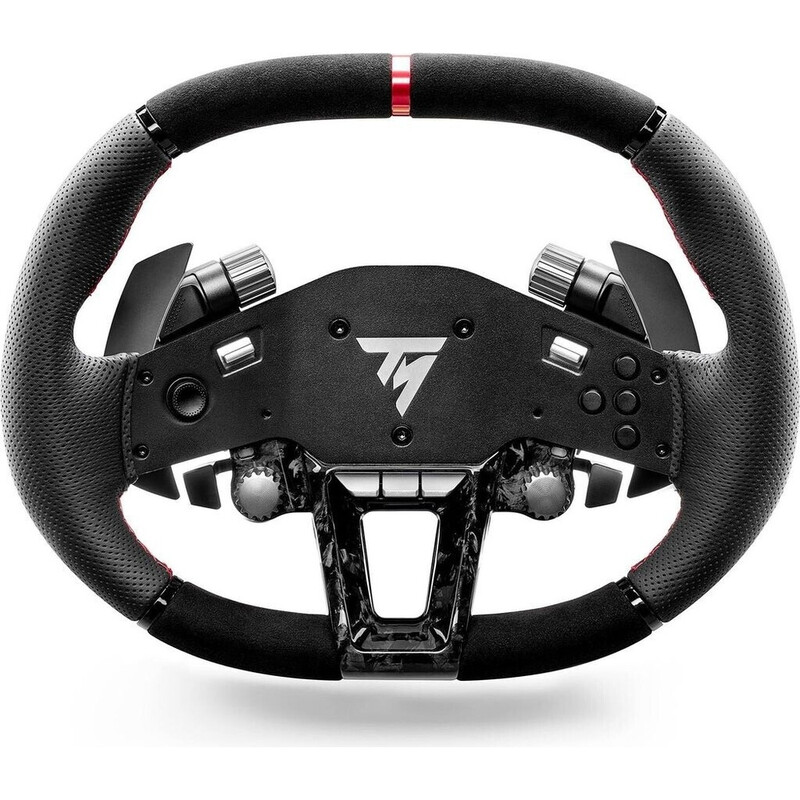 Thrustmaster Hypercar Wheel Add-On - Style Hypercar/GT, Palettes Magnétiques en Métal, Libération Rapide de Nouvelle Génération, Compatible PC/PS/Xbox, Version de Vente