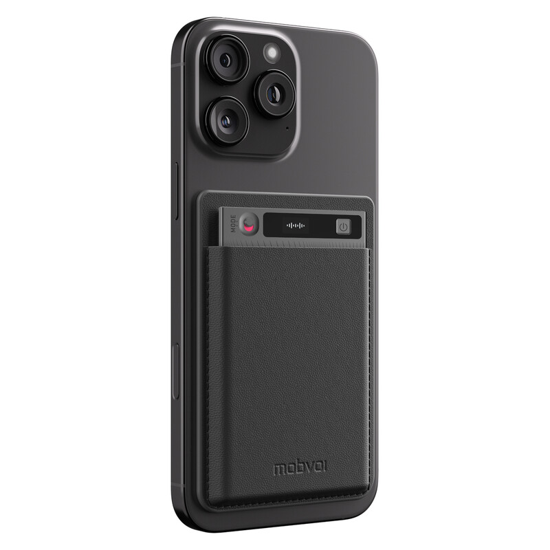 Mobvoi TicNote Lite KI-Sprachrekorder, 4 GB Speicher, Unterstützung für 120+ Sprachen, GPT-5 & Claude Sonnet 4.1 Integration, Shadow AI Agent, Schwarz
