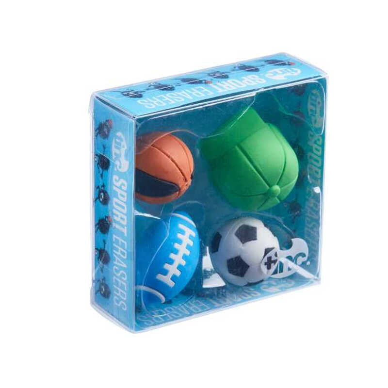 Set of 4 Sport Erasers