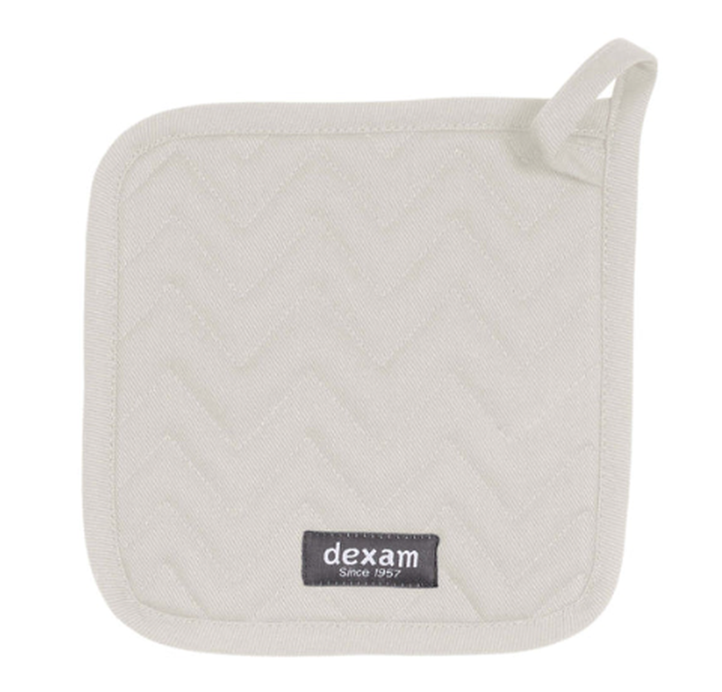 Pot Holder Love Colour 100% Cotton Stone