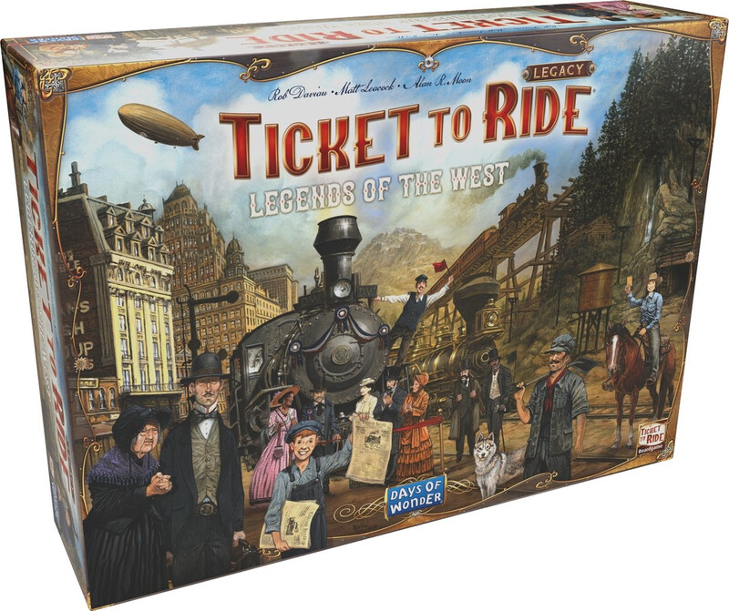 Days of Wonder Ticket to Ride Legacy Bordspel - Legenden van het Westen, DOW720036