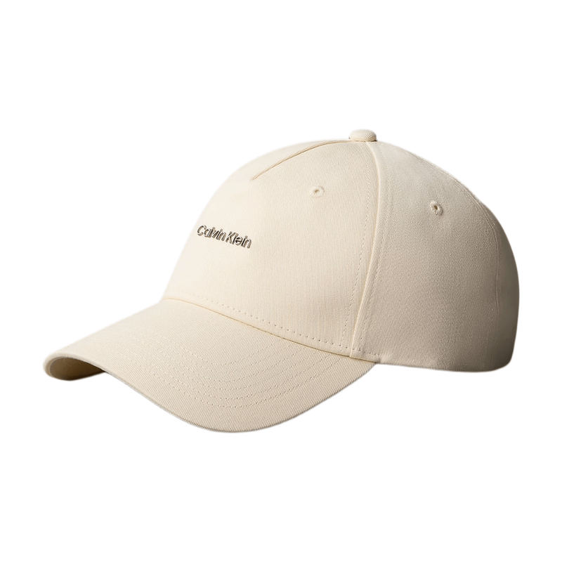 Calvin Klein UV Cotton Twill Adjustable Cap - Bone White