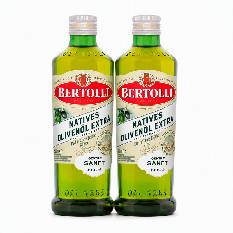 Vorteilspack 2 x Bertolli Gentile Natives Olivenöl Extra 500 ml