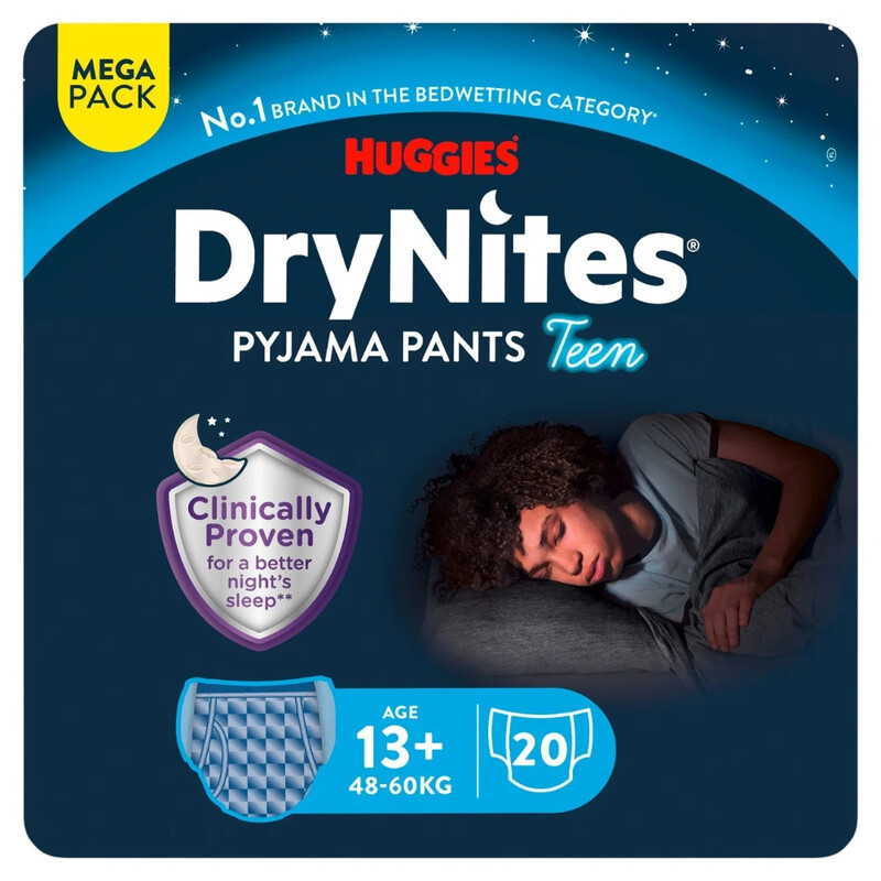 Huggies Drynites Boy 13+ Years - 20 Pack