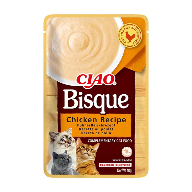 INABA Bisque Cat Chicken Recipe.