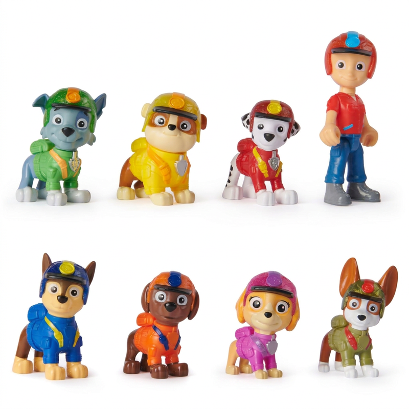 Paw Patrol Jungle Pups Figuur Cadeauset - 6068184, 8 Figuren