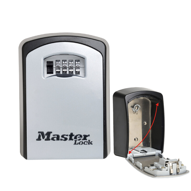 Master Lock Coffre à clés mural extra large 106 x 146 x 53 mm pour ’extérieur kit de montage inclus pour la maison le bureau et ’industrie y compris les véhicules