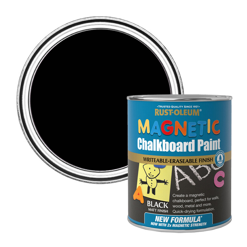 MAGNETIC BLACK CHALKBOARD PAINT 750ML