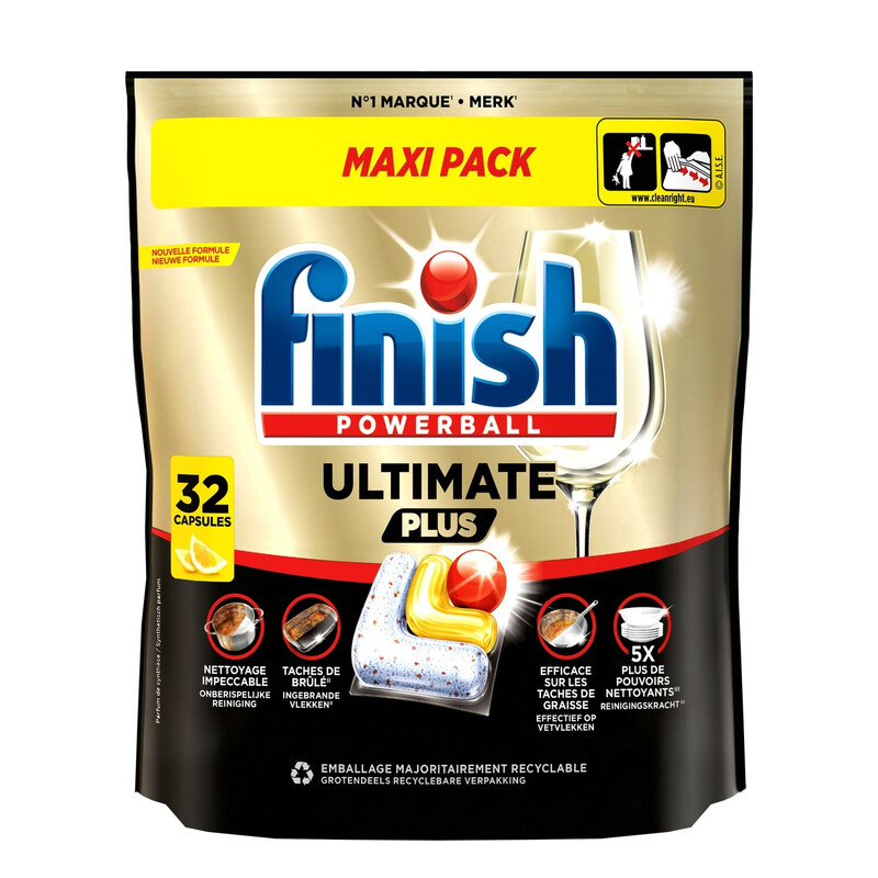 Finish ultimate plus citron x32 - vue 1