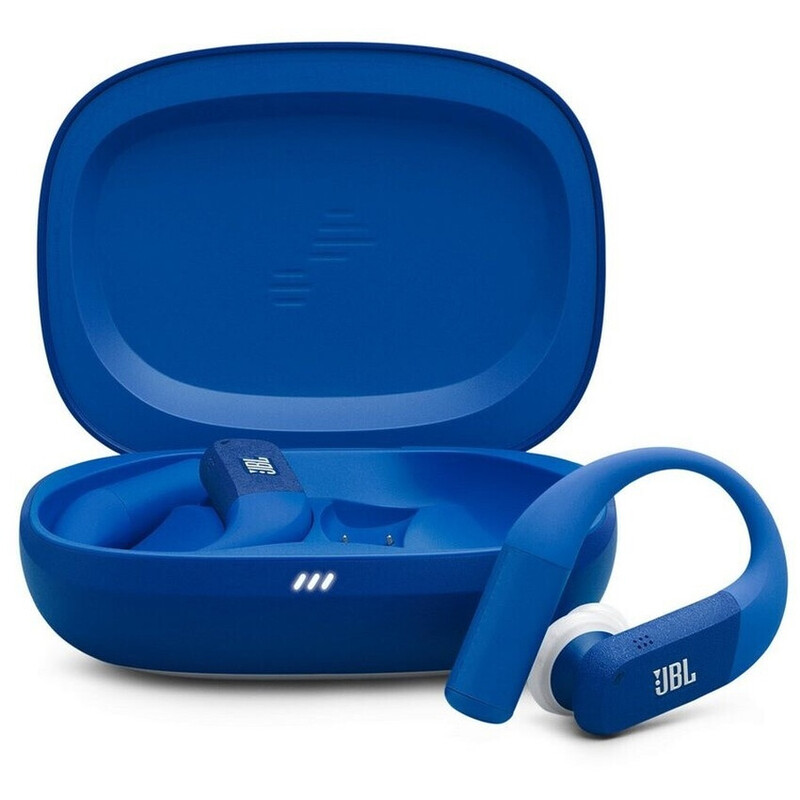 JBL Endurance PEAK 4 - True Wireless Sport-Ohrhörer: Powerhook / IP68 / Smart Ambient, Blau