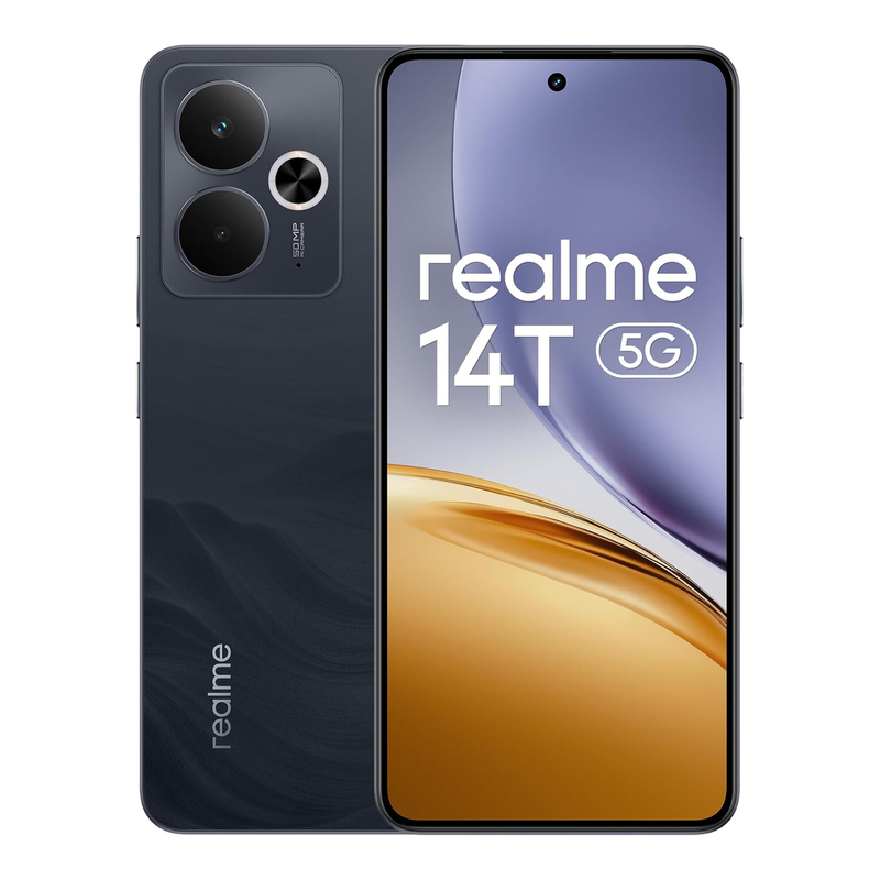 Realme 14T 5G 256GB 8GB Obsidian Black INT+NFC RMX5074 EU AMZ EU AMZ