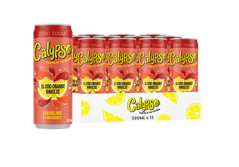 Calypso Bloedsinaasappel Breeze Blik 330 ml × 12