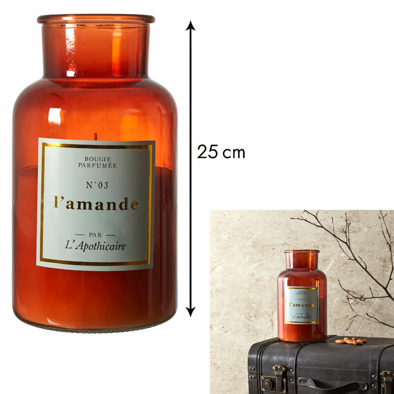 Bougie Parfumée Amande APO Chic H25 5 cm M2