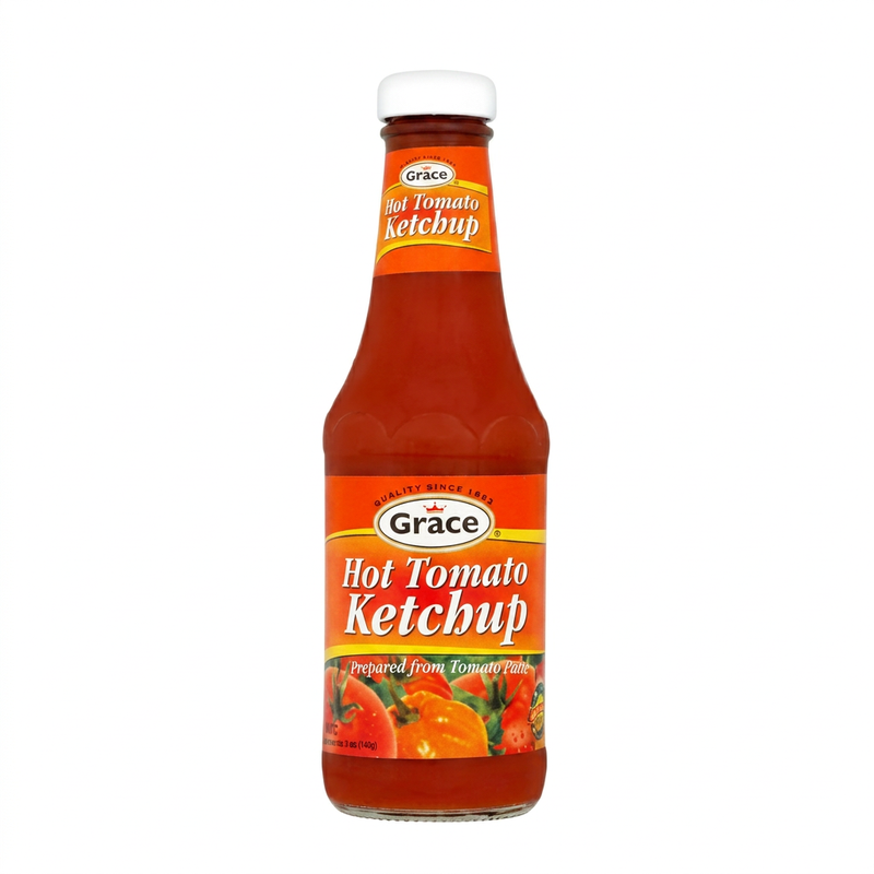 Grace Hot Tomato Ketchup (UK) 385g