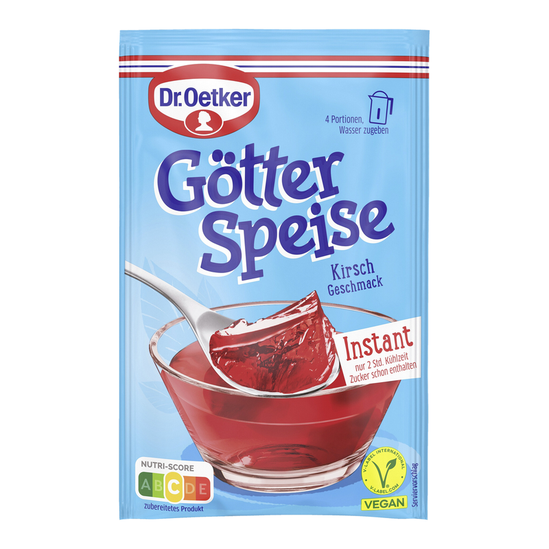 Dr. Oetker Instant Götterspeise Kirsche 100g