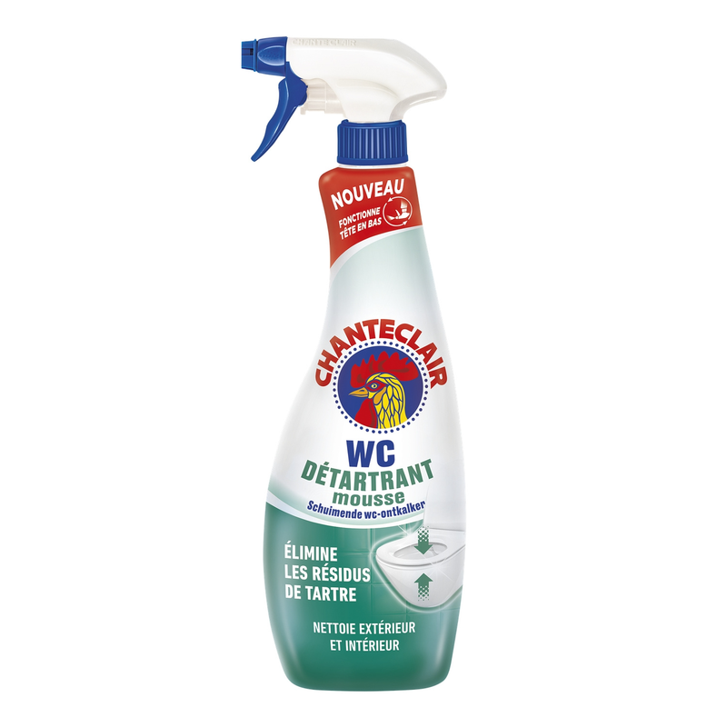 Nettoyant Wc Mousse Active Détartrant Chanteclair Le Spray De 625ml - vue 2