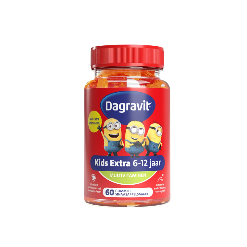 Dagravit Multivitaminen Kids-Xtra 6-12 Jaar Vitaminions, 60 Gummies