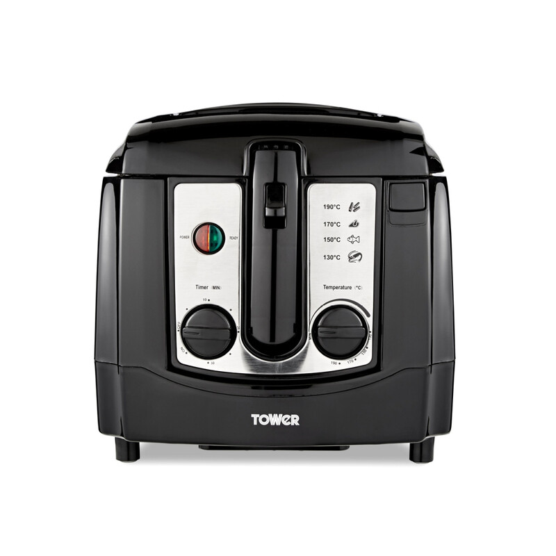 Deep Fat Fryer with Adjustable Thermostat - 3L, 2300W, Black, T17002