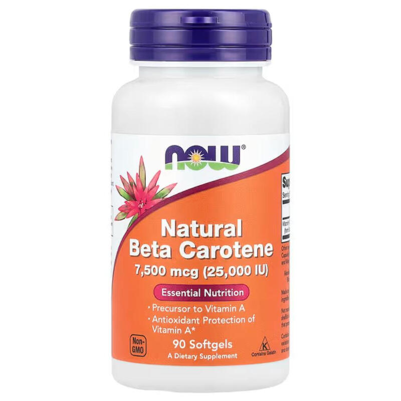 Beta Carotene Eye Health Natural 25000 IU - 90 Softgels