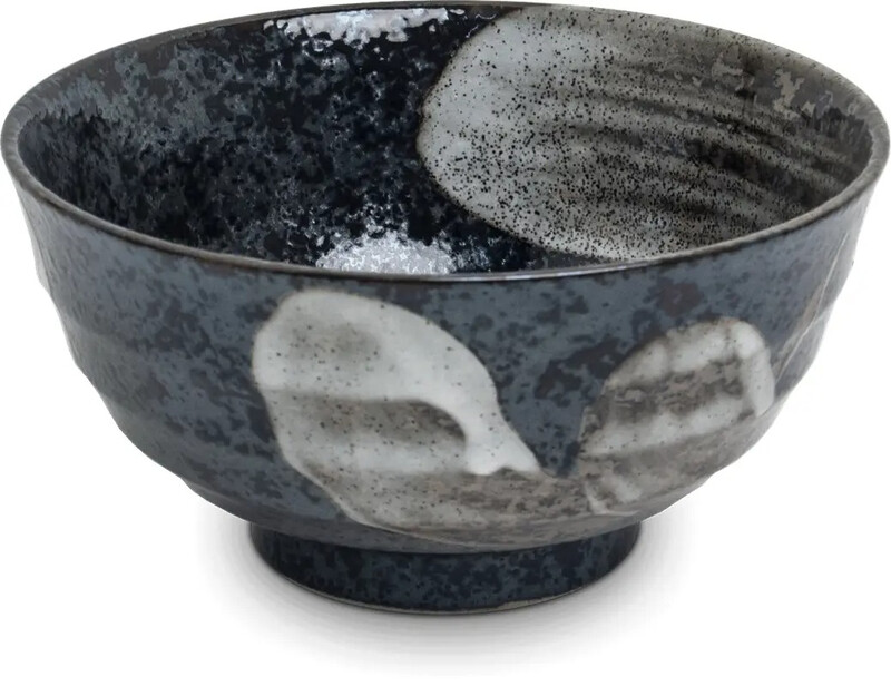 KOM Edo Japanische Keramikschüssel - Anson Blumenmuster Ø17cm*H8.7cm