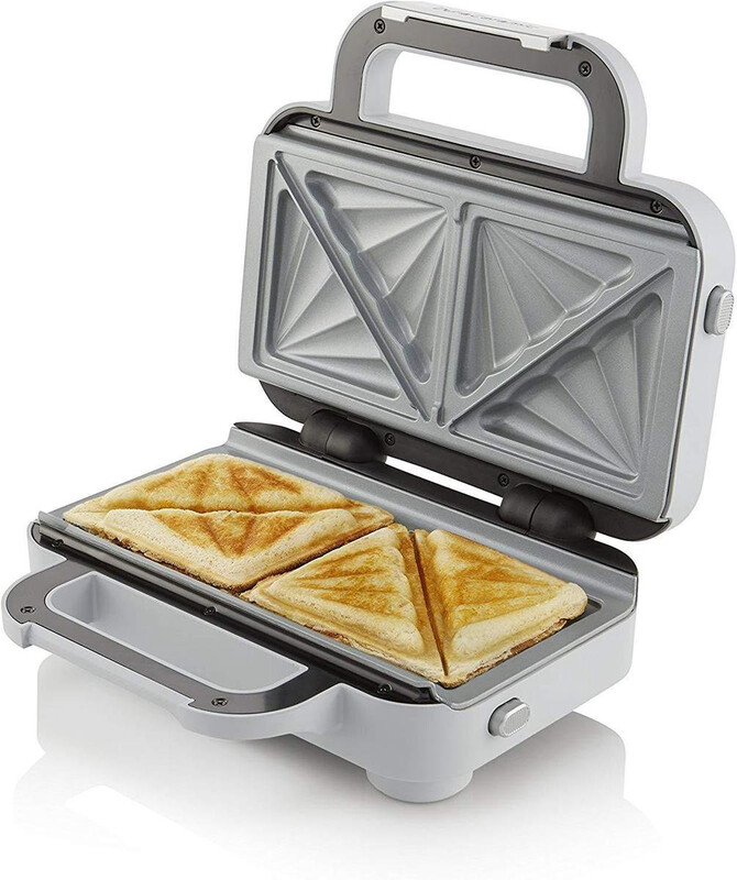 Breville Duraceramic - Sandwichmaker - Zilver