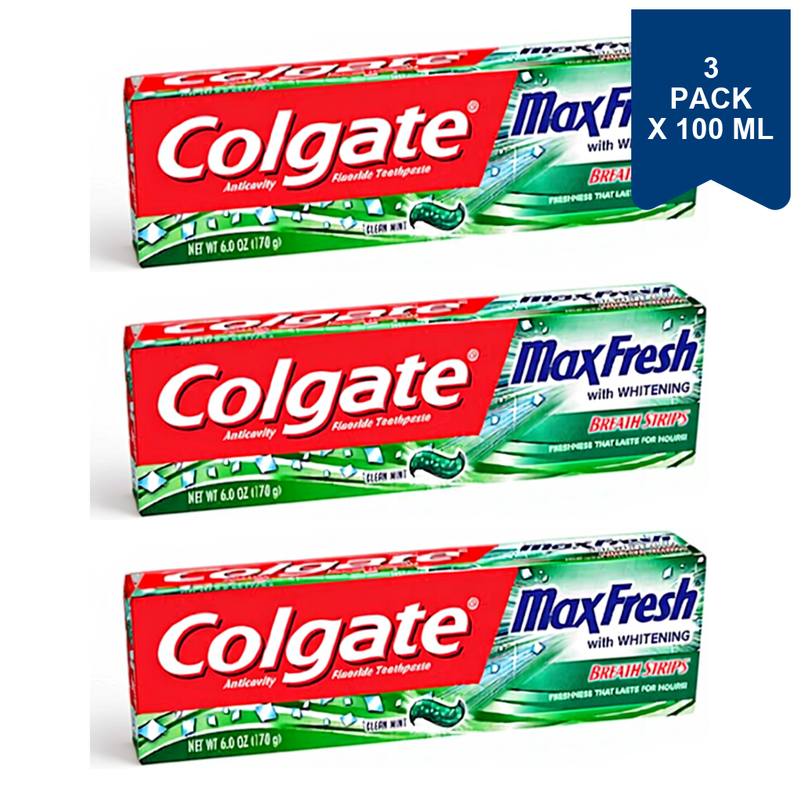 Colgate Tandpasta 100 ml Clean Mint (3-Pack)